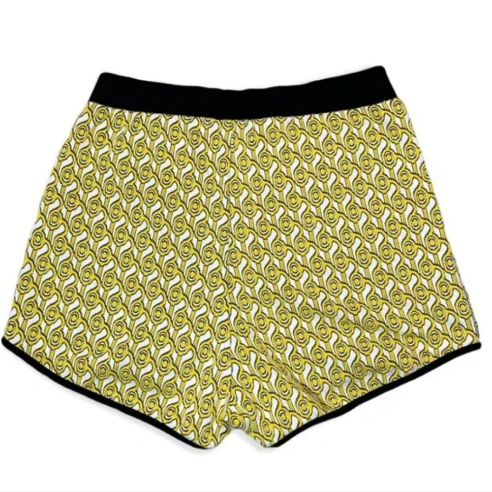 Zara Printed jacquard shorts